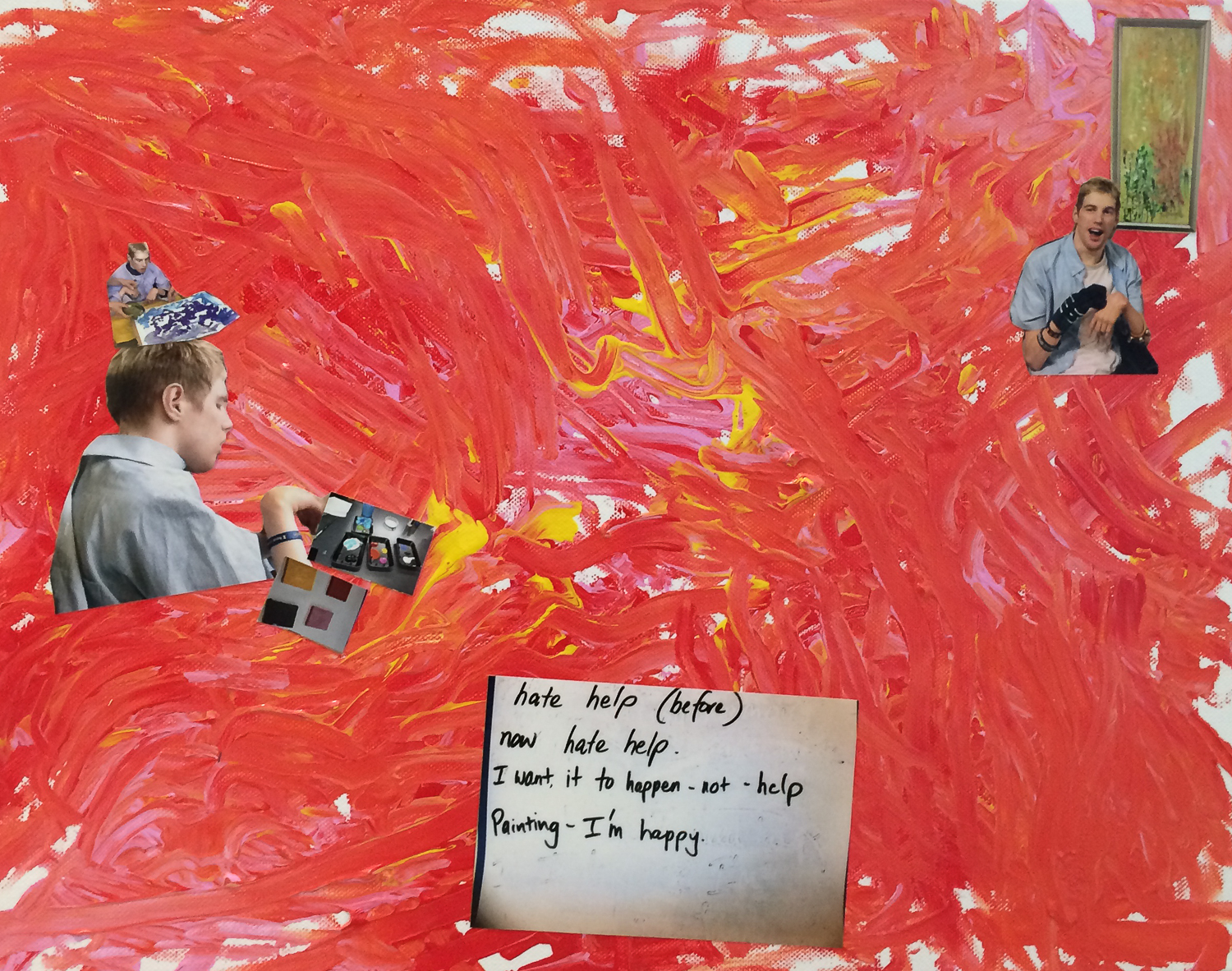 My Turn by Oliver Mills Abstract painting