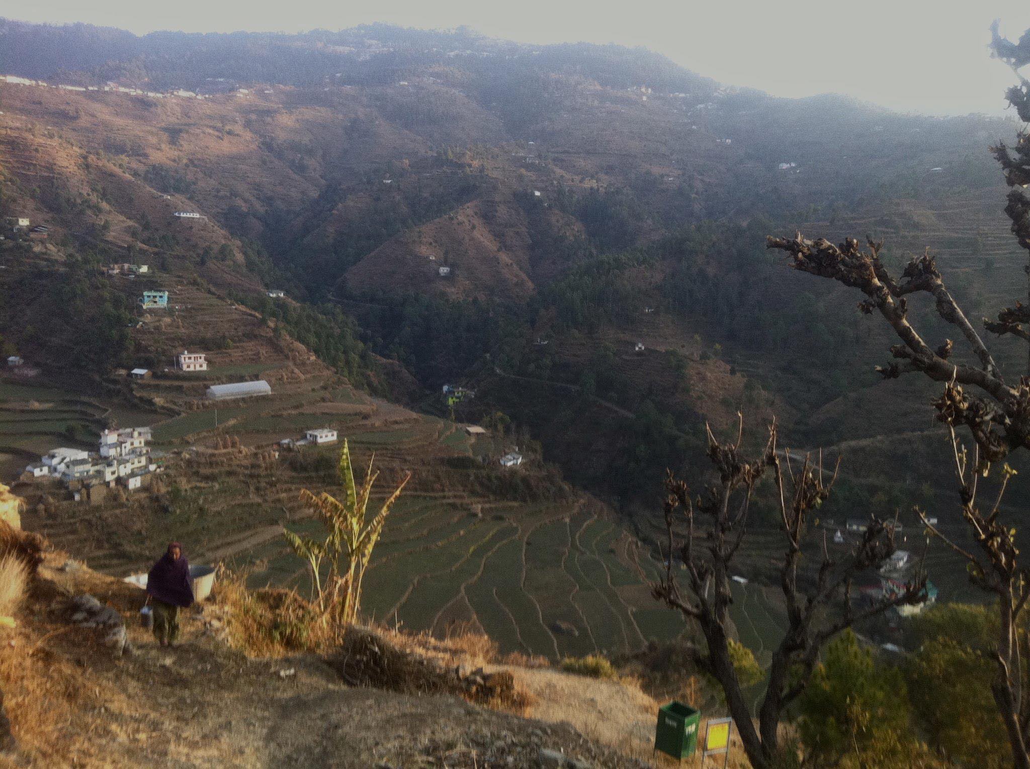 Remote Himalayan farming village Ellen visited