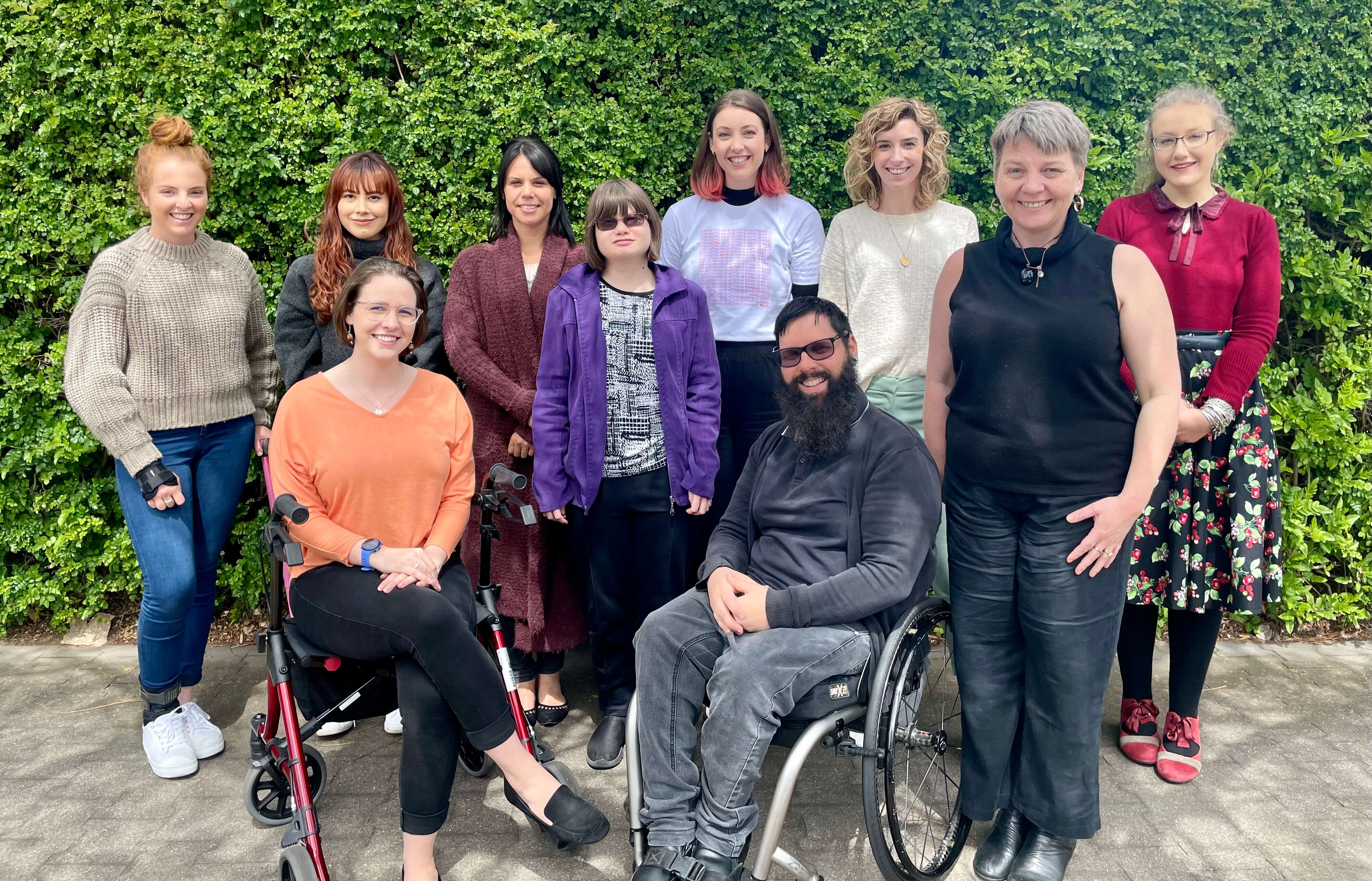 Disability Inclusion Trainers Group photo of the Disability Inclusion Trainers.