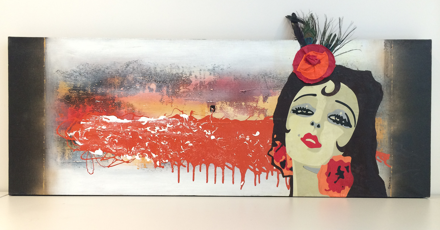 Creative Imagination by Denise Page Painting of a woman